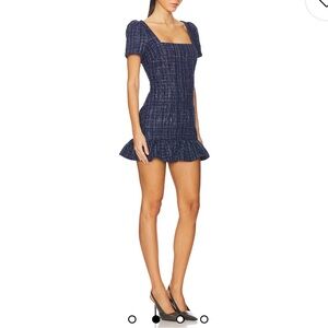 Elegant Navy Mini Dress